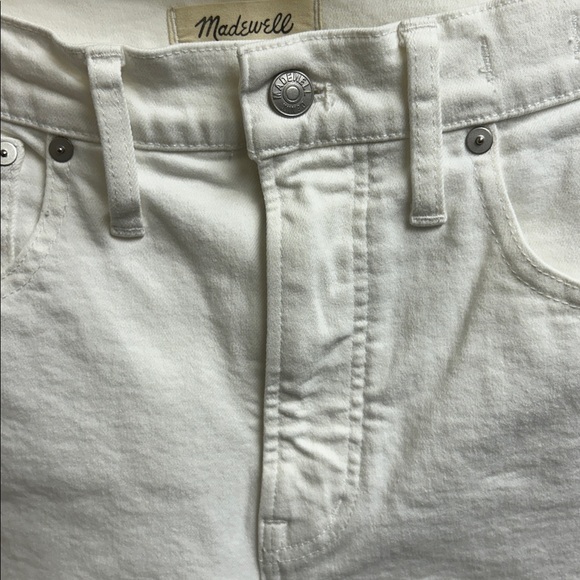 Madewell The Perfect Vintage White Denim Jeans, Size 28, Length 38, Inseam 27 - Picture 3 of 6